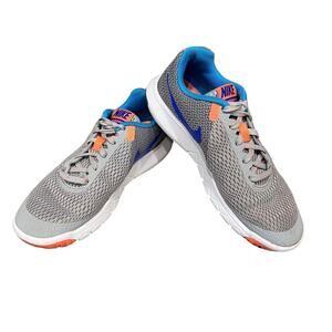 Nike Women's 5 Flex Experience RN 5 Gray Blue Orange Running Shoe Sneakers